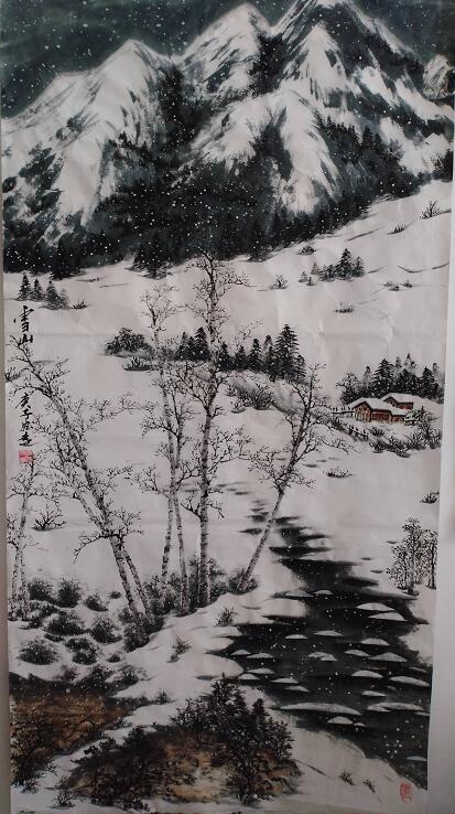 何宏远国画,何宏远山水画 何宏远花鸟画 盛唐艺术网